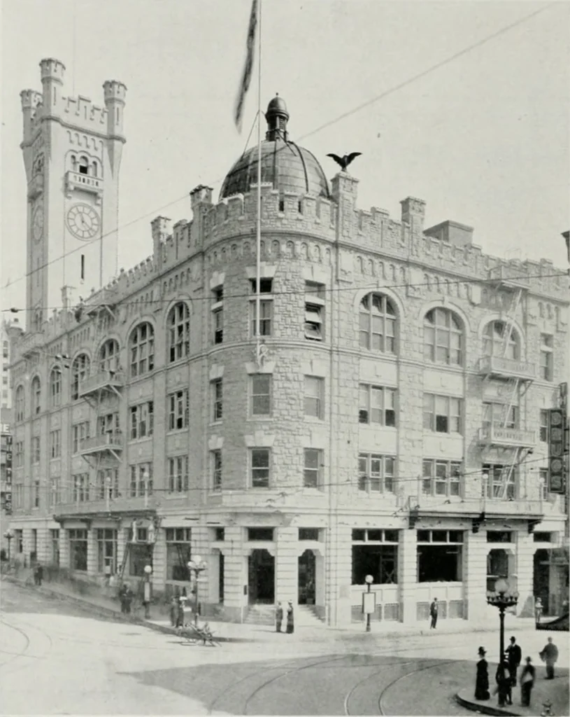 An illustration from The Architect & engineer of California and the Pacific Coast, 1905, leaf 207