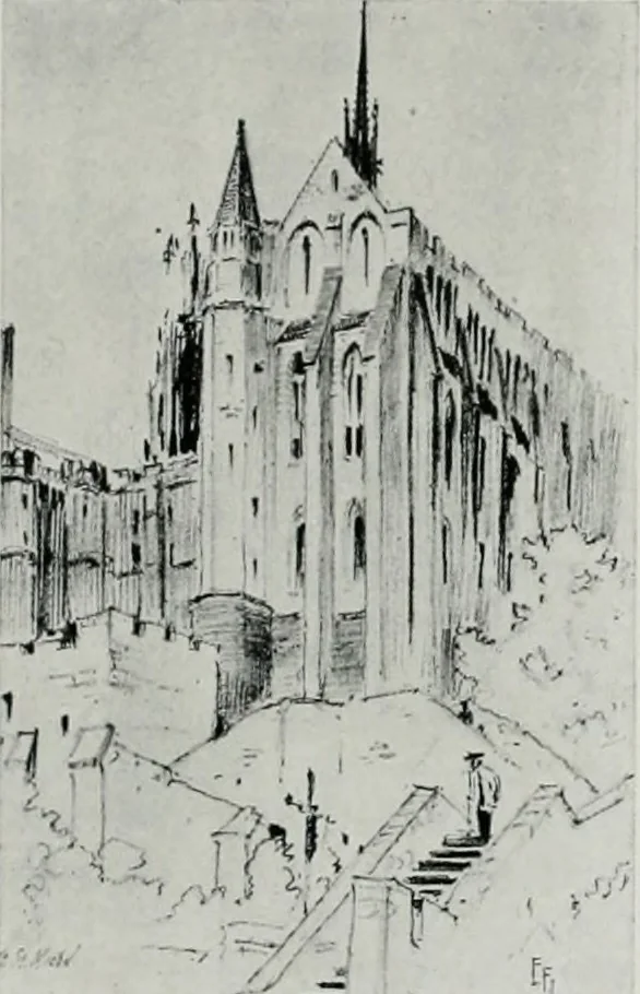 An illustration from The Architect & engineer of California and the Pacific Coast, 1905, leaf 212