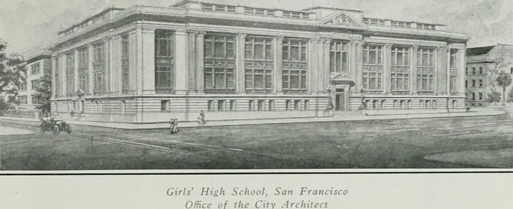 An illustration from The Architect & engineer of California and the Pacific Coast, 1905, leaf 218