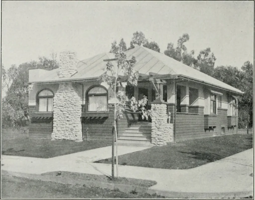 An illustration from The Architect & engineer of California and the Pacific Coast, 1905, leaf 227