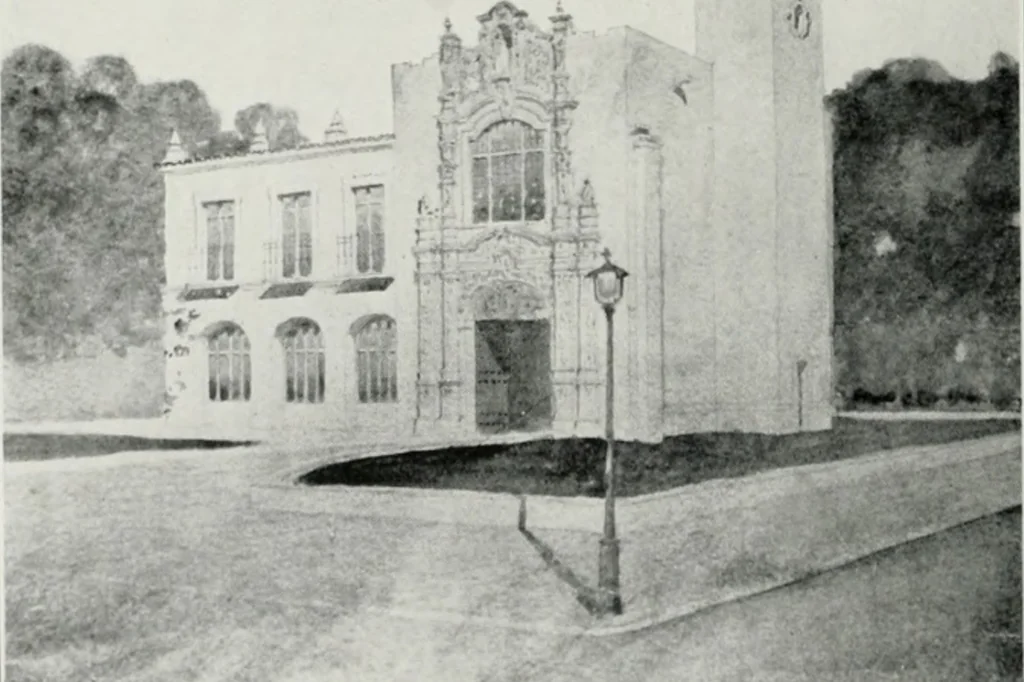 An illustration from The Architect & engineer of California and the Pacific Coast, 1905, leaf 243