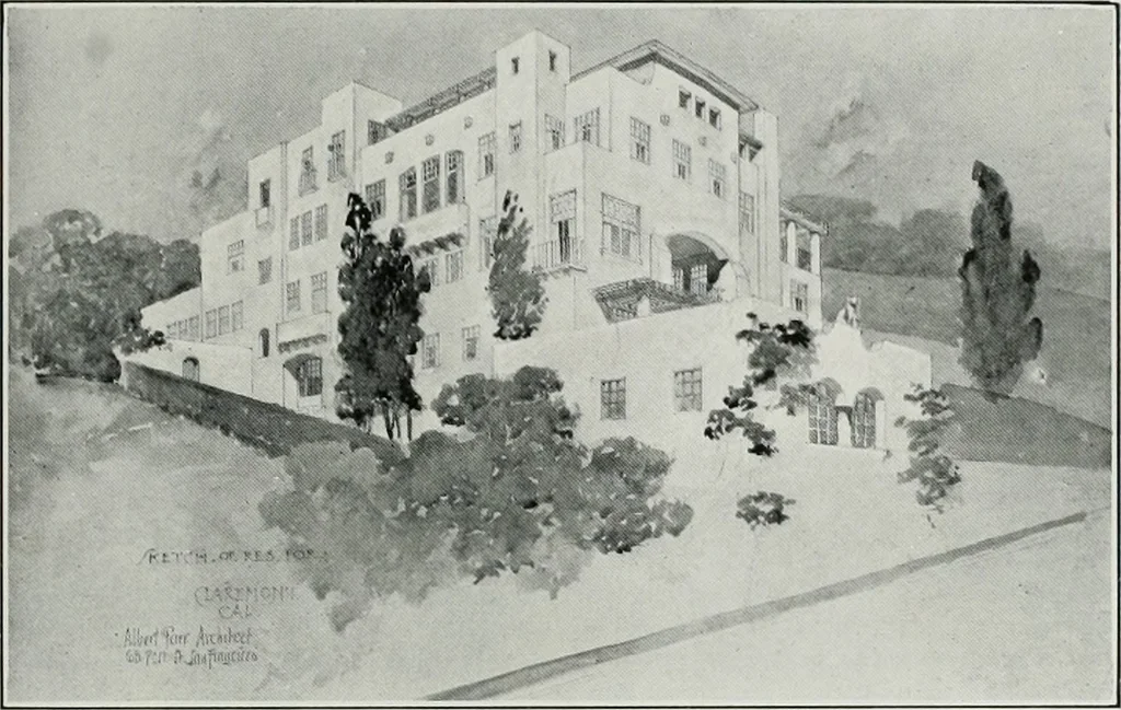 An illustration from The Architect & engineer of California and the Pacific Coast, 1905, leaf 244