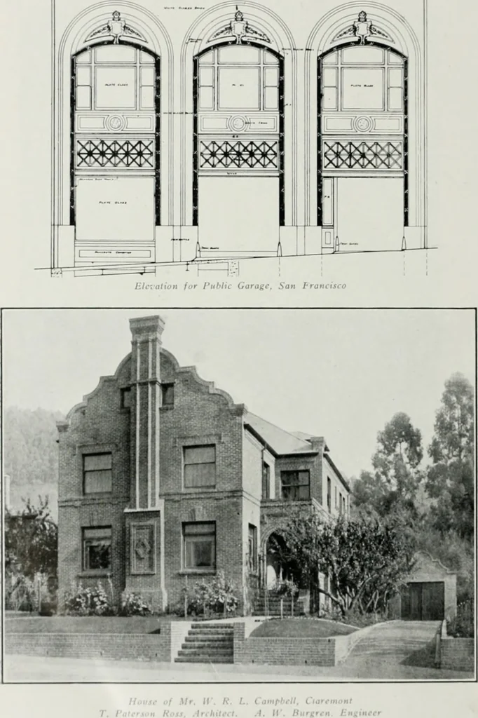 An illustration from The Architect & engineer of California and the Pacific Coast, 1905, leaf 25