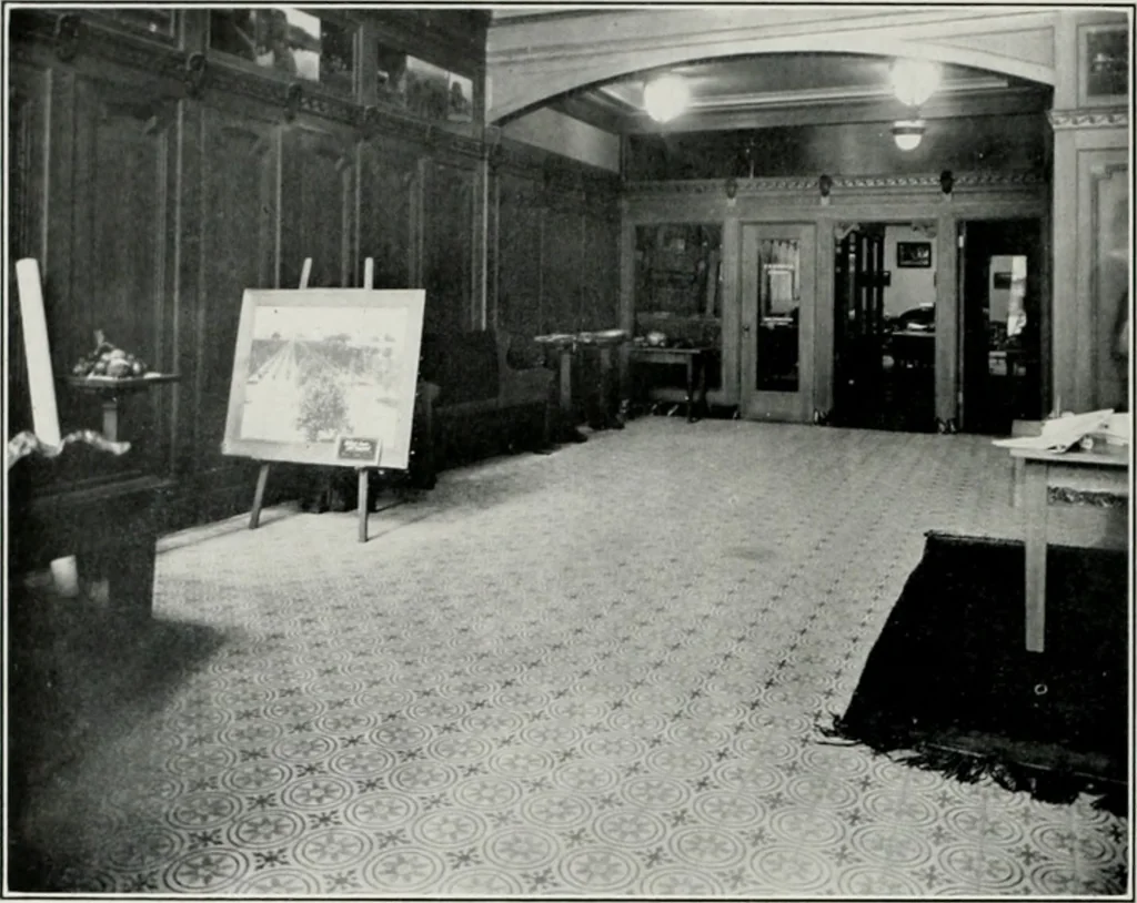 An illustration from The Architect & engineer of California and the Pacific Coast, 1905, leaf 255