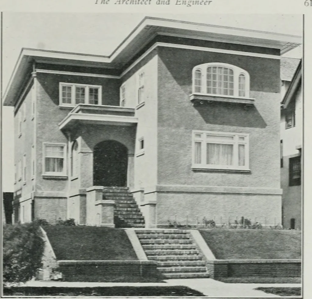 An illustration from The Architect & engineer of California and the Pacific Coast, 1905, leaf 26
