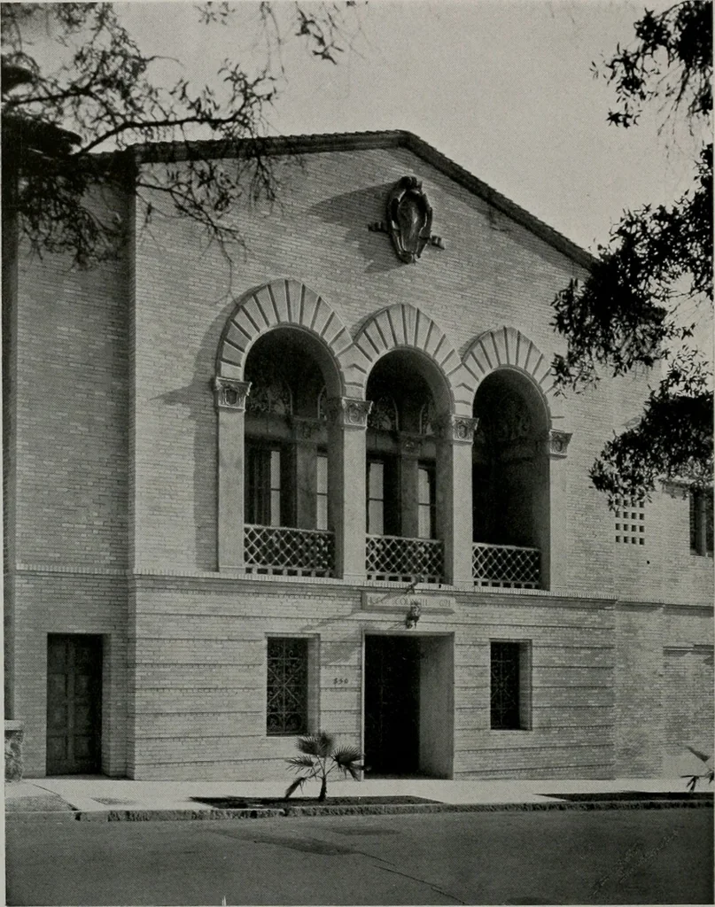 An illustration from Architect and engineer, 1905, leaf 109