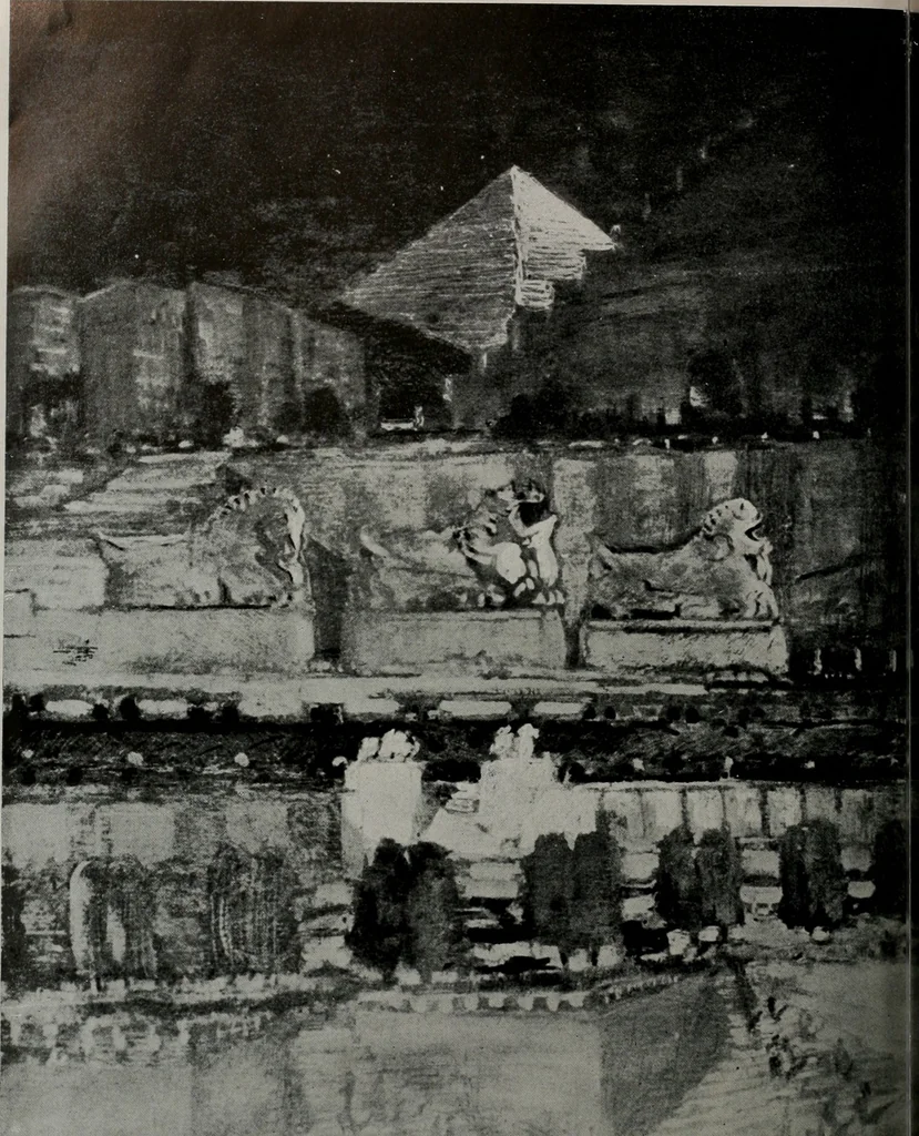 An illustration from Architect and engineer, 1905, leaf 245