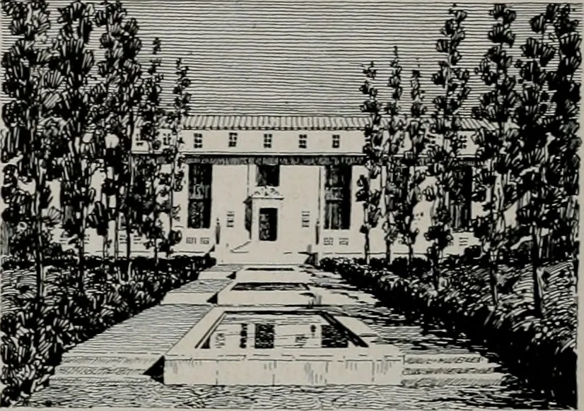 An illustration from Architect and engineer, 1905, leaf 265