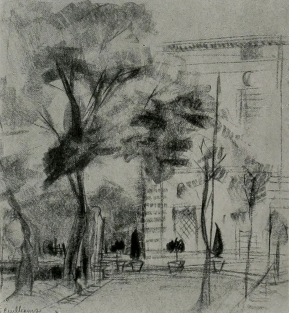 An illustration from Architect and engineer, 1905, leaf 283