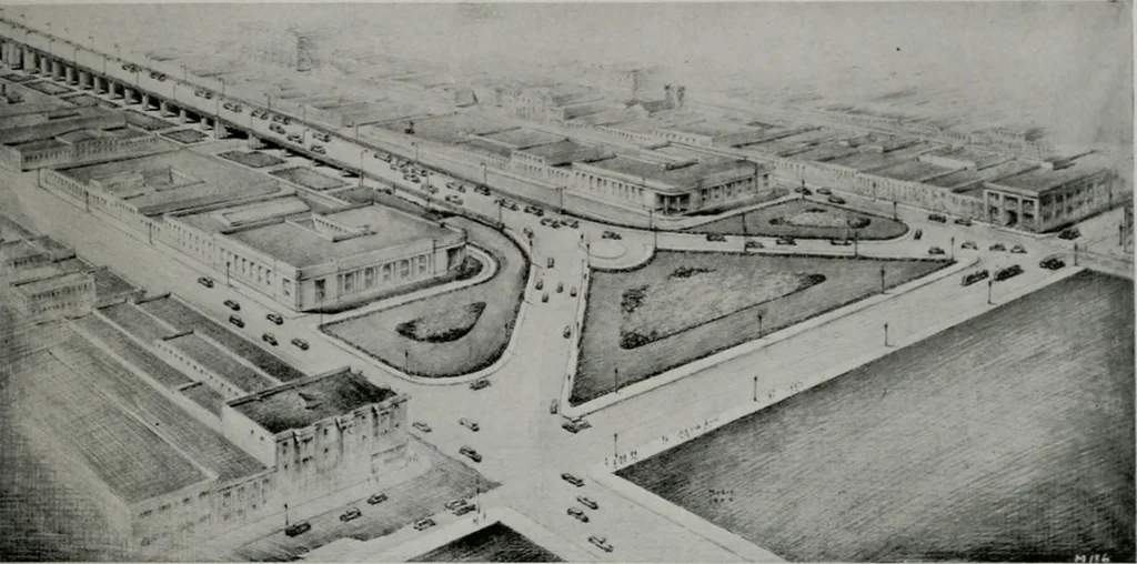An illustration from Architect and engineer, 1905, leaf 360
