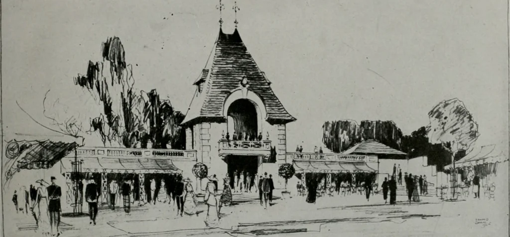 An illustration from Architect and engineer, 1905, leaf 406