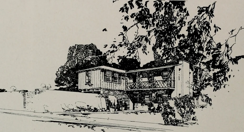 An illustration from Architect and engineer, 1905, leaf 95