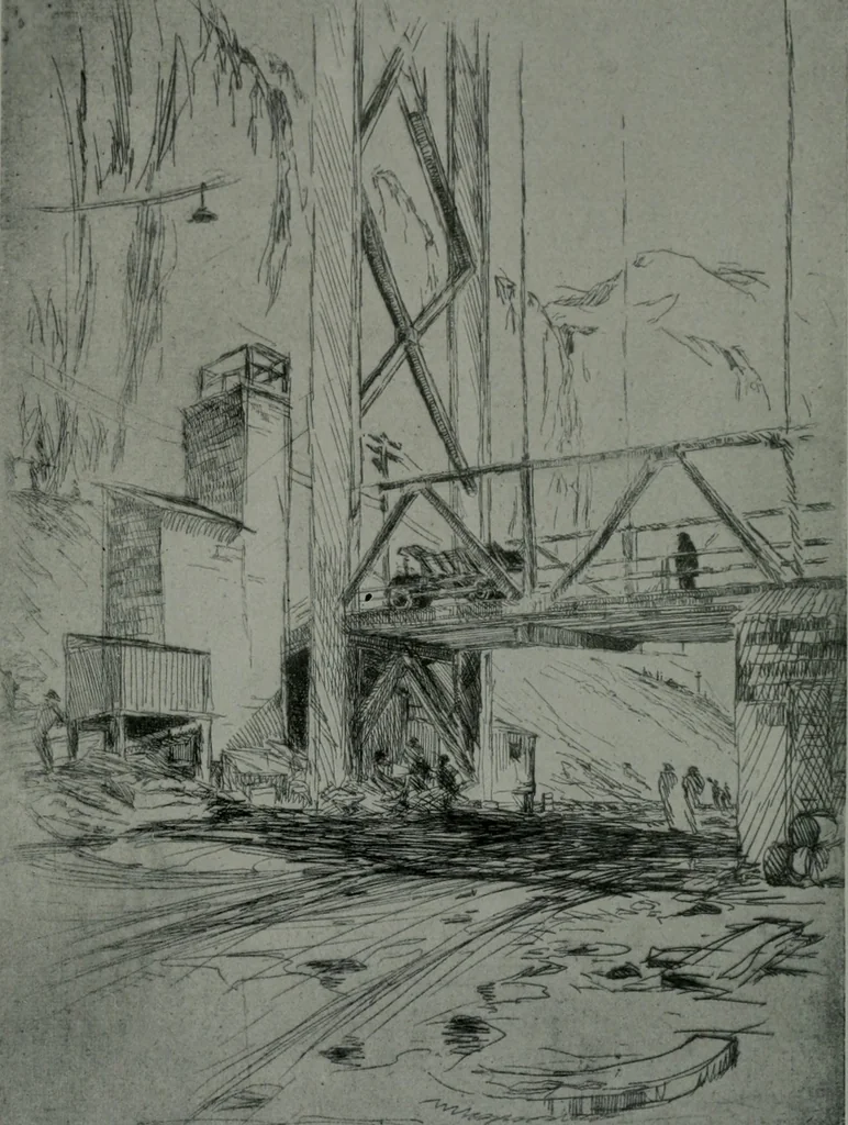 An illustration from Architect and engineer, 1905, leaf 107