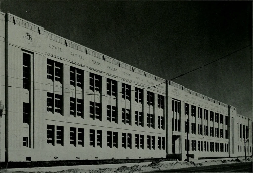 An illustration from Architect and engineer, 1905, leaf 169