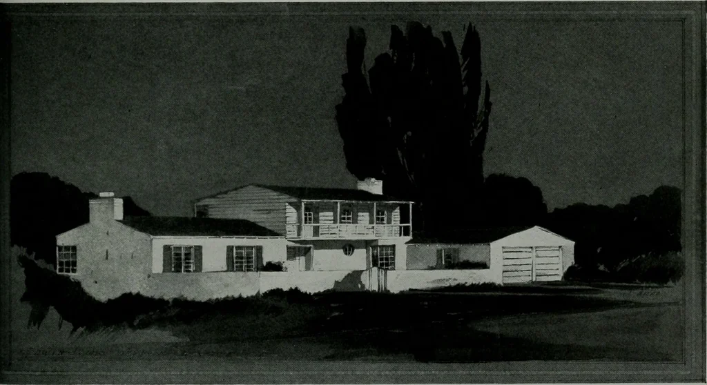 An illustration from Architect and engineer, 1905, leaf 186
