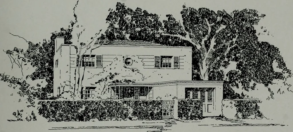 An illustration from Architect and engineer, 1905, leaf 196