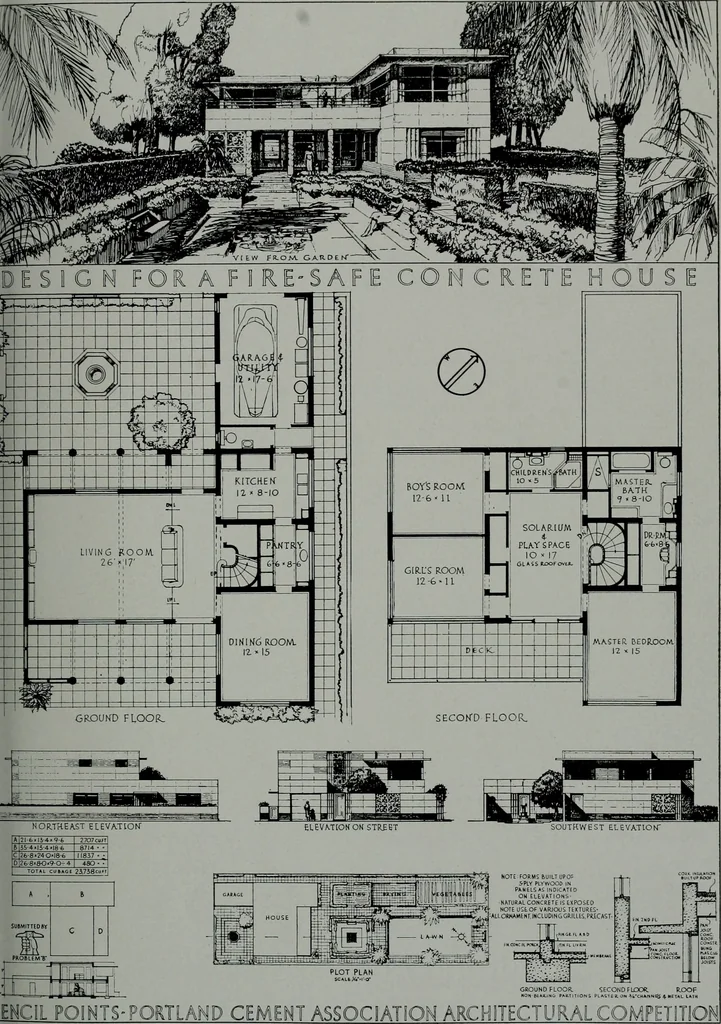 An illustration from Architect and engineer, 1905, leaf 198
