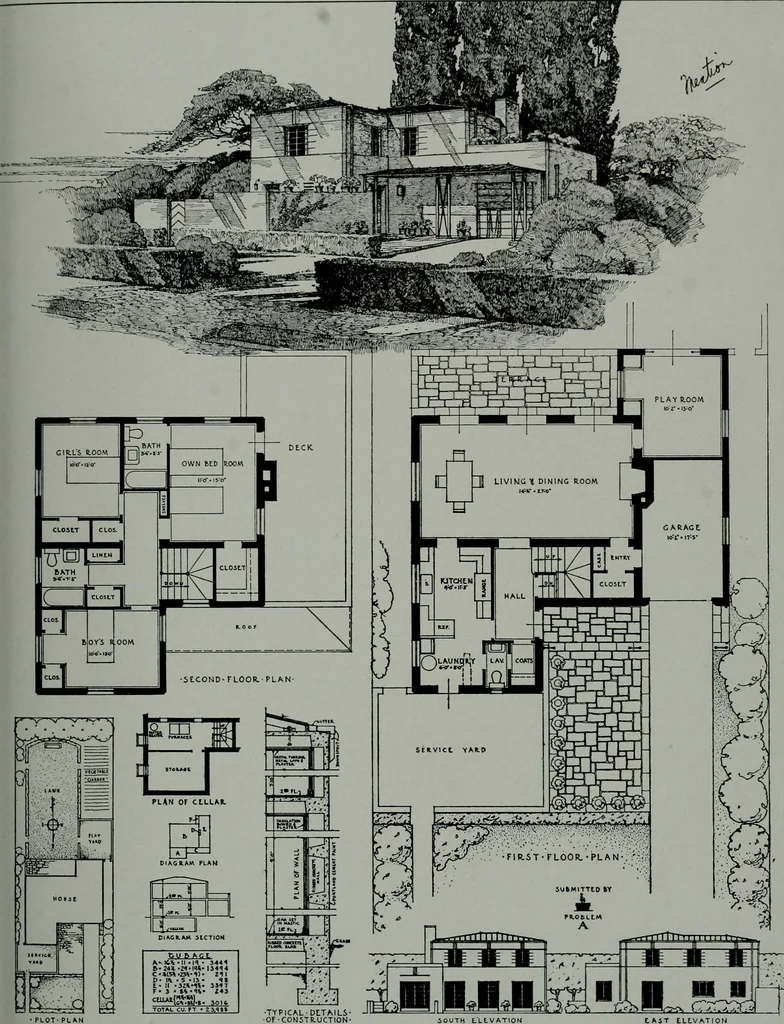 An illustration from Architect and engineer, 1905, leaf 200