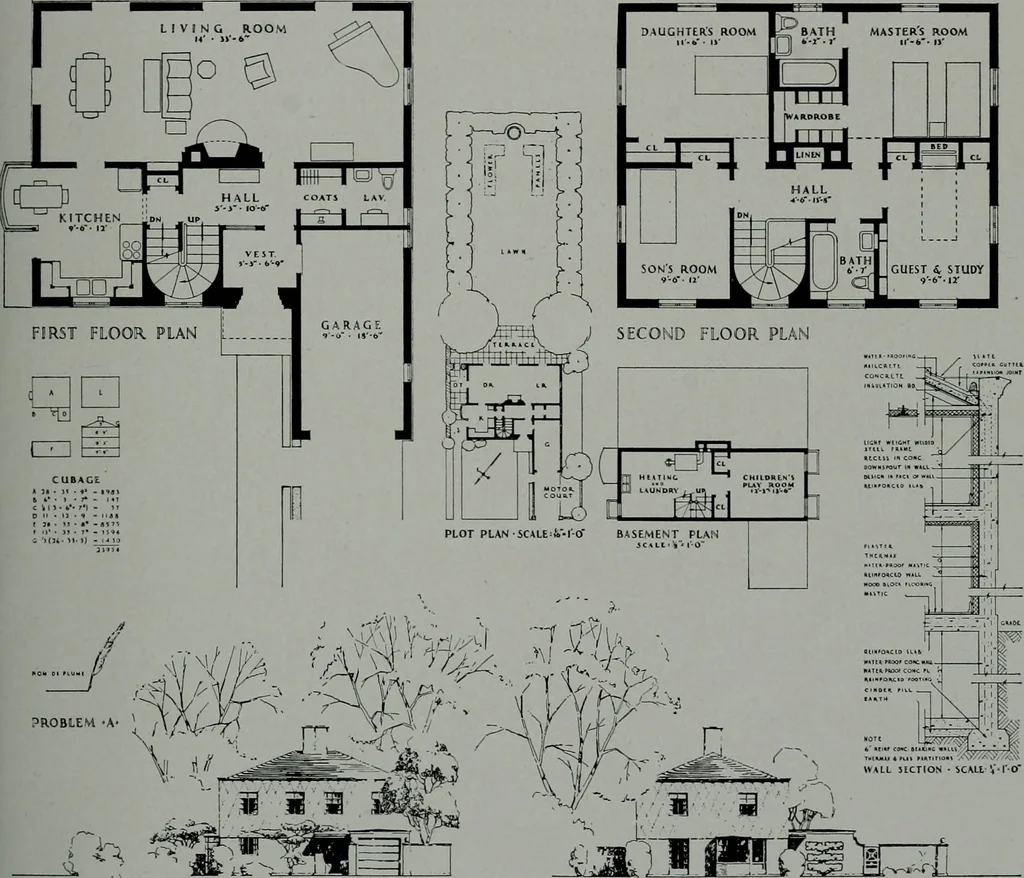 An illustration from Architect and engineer, 1905, leaf 202