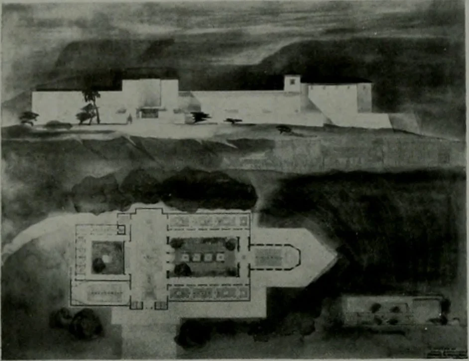 An illustration from Architect and engineer, 1905, leaf 213