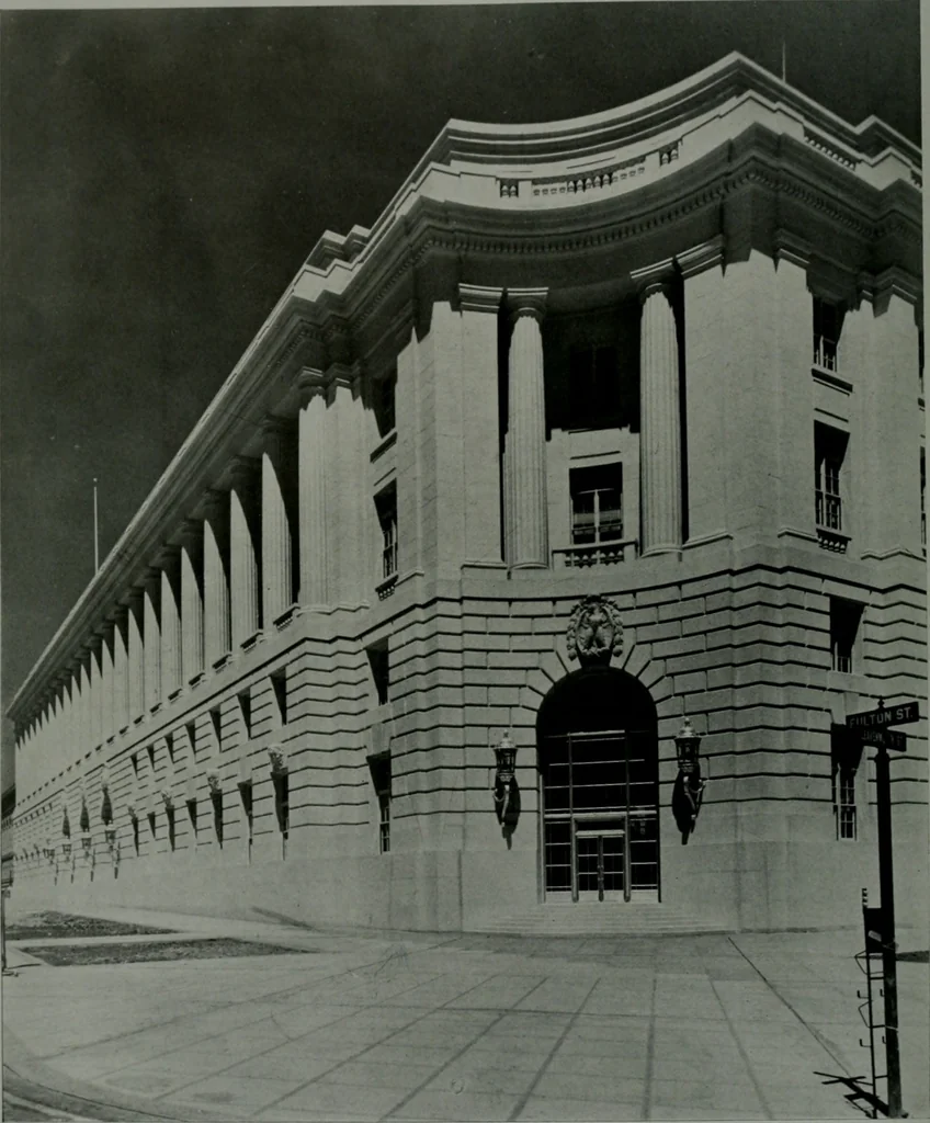 An illustration from Architect and engineer, 1905, leaf 245
