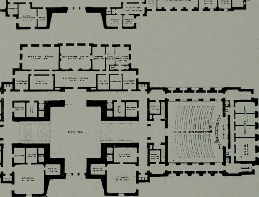 An illustration from Architect and engineer, 1905, leaf 249