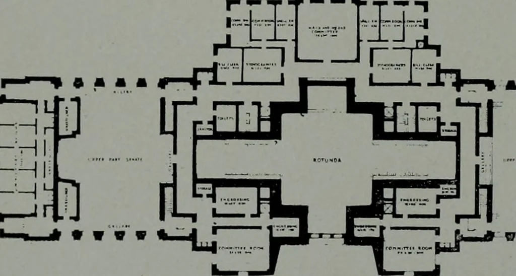 An illustration from Architect and engineer, 1905, leaf 249