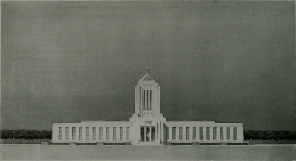 An illustration from Architect and engineer, 1905, leaf 261