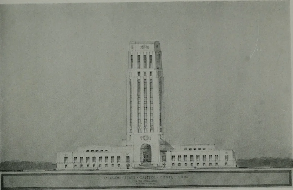 An illustration from Architect and engineer, 1905, leaf 264