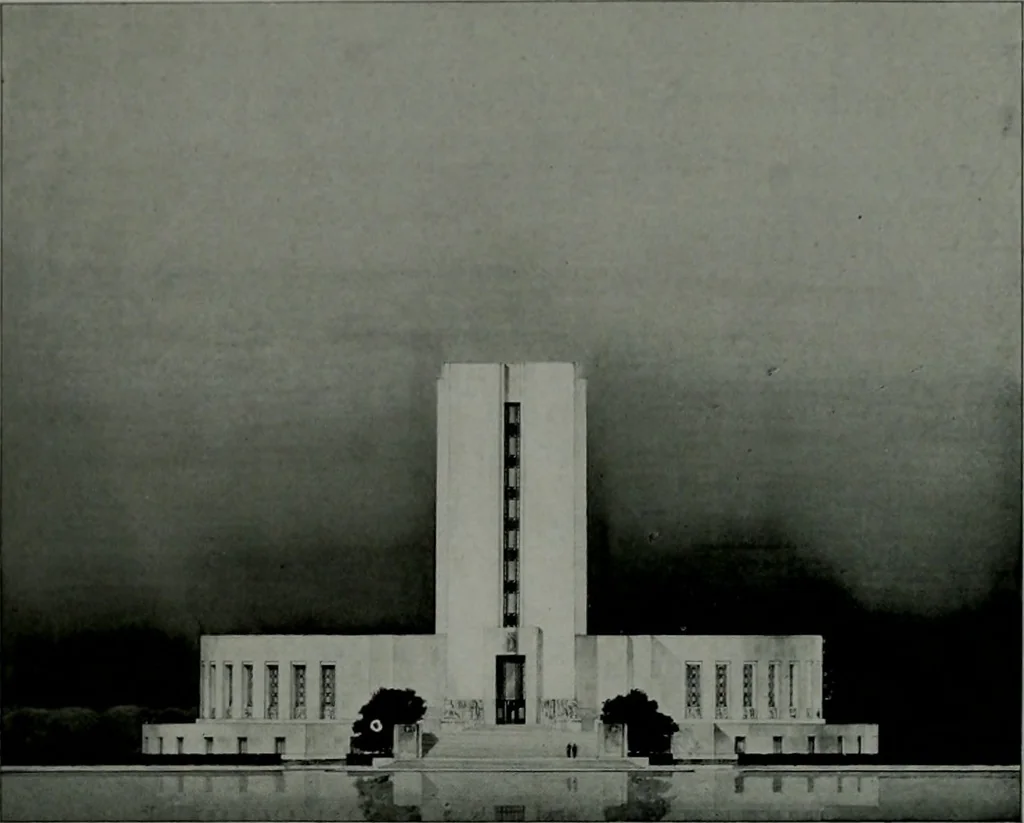 An illustration from Architect and engineer, 1905, leaf 265