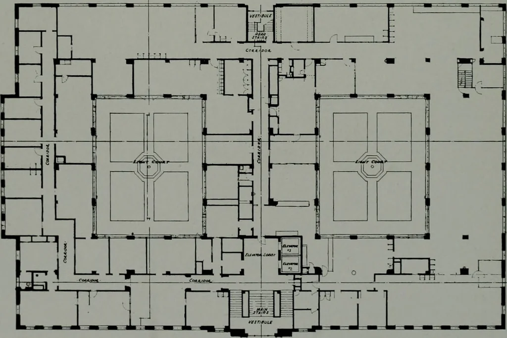 An illustration from Architect and engineer, 1905, leaf 275