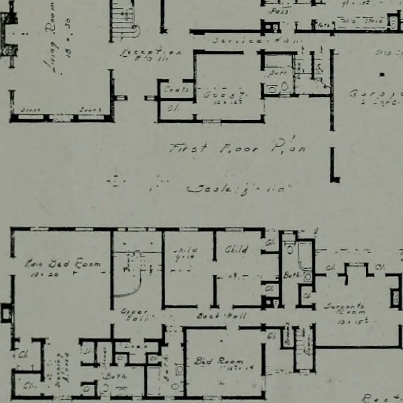 An illustration from Architect and engineer, 1905, leaf 349