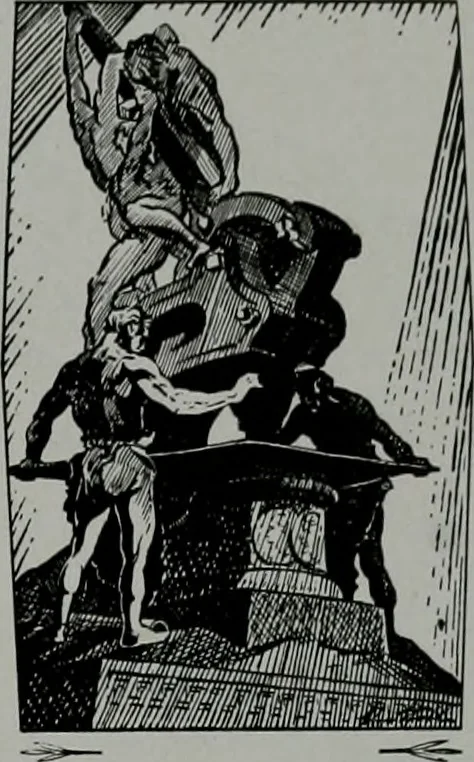 An illustration from Architect and engineer, 1905, leaf 376