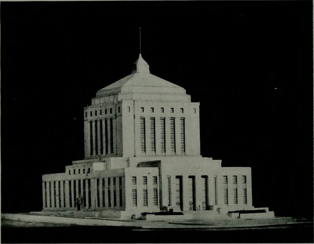 An illustration from Architect and engineer, 1905, leaf 399