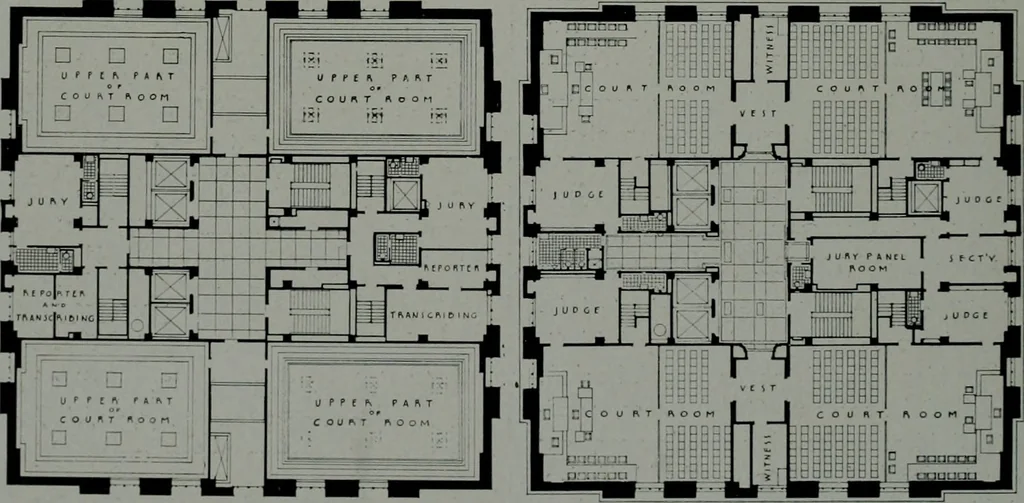 An illustration from Architect and engineer, 1905, leaf 407