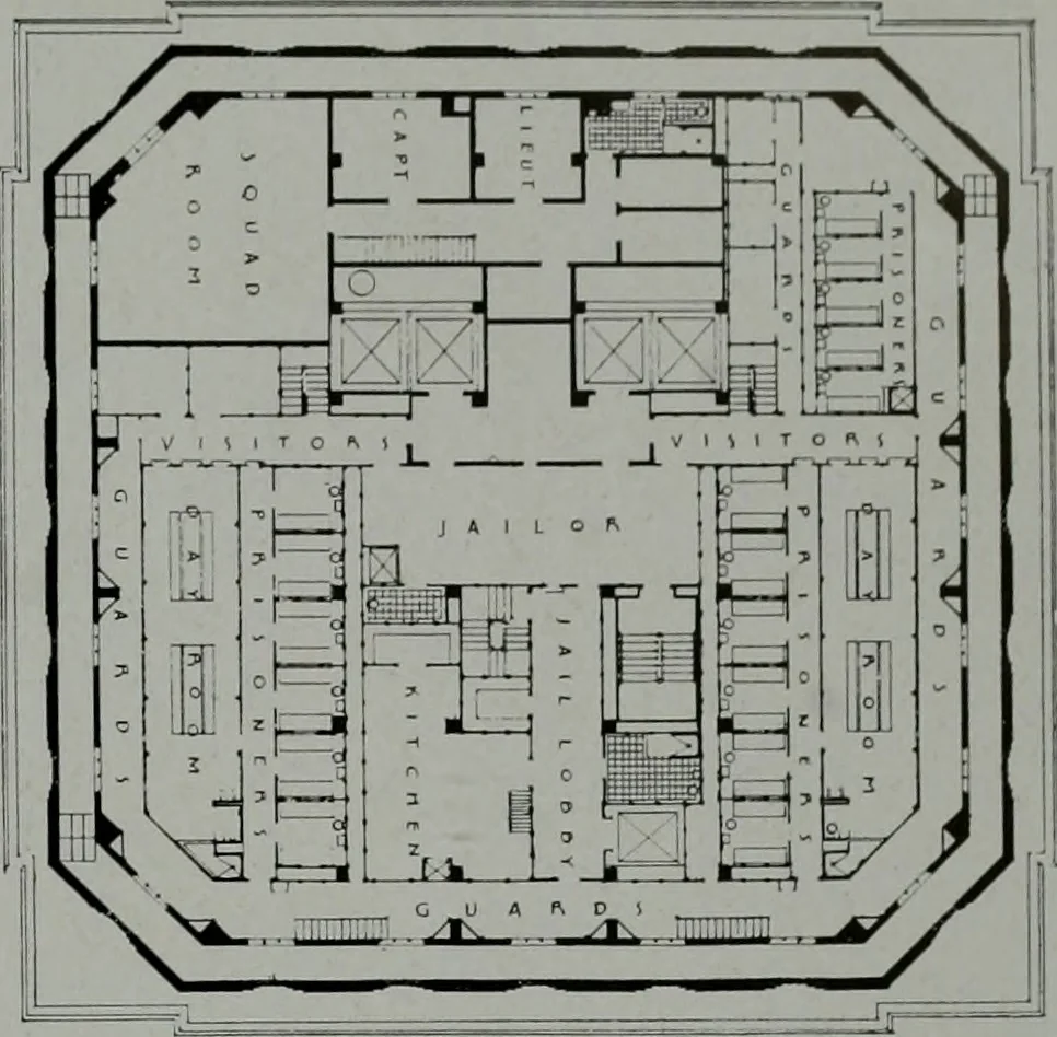 An illustration from Architect and engineer, 1905, leaf 408