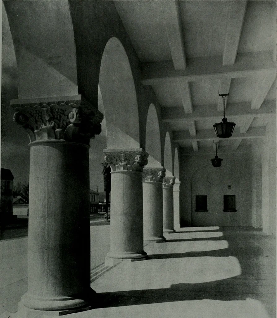 An illustration from Architect and engineer, 1905, leaf 96
