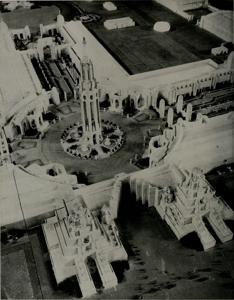 An illustration from Architect and engineer, 1905, leaf 165