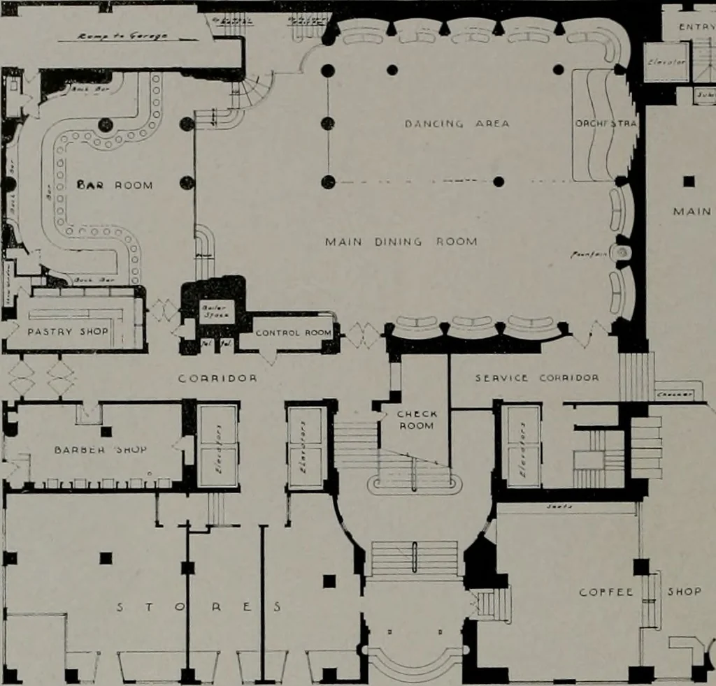 An illustration from Architect and engineer, 1905, leaf 171