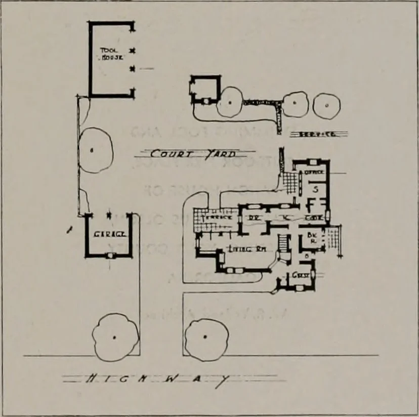 An illustration from Architect and engineer, 1905, leaf 174