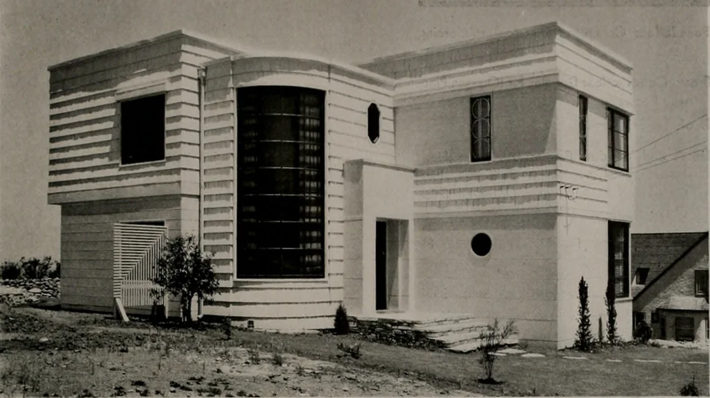 An illustration from Architect and engineer, 1905, leaf 186