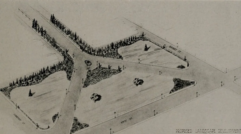 An illustration from Architect and engineer, 1905, leaf 198