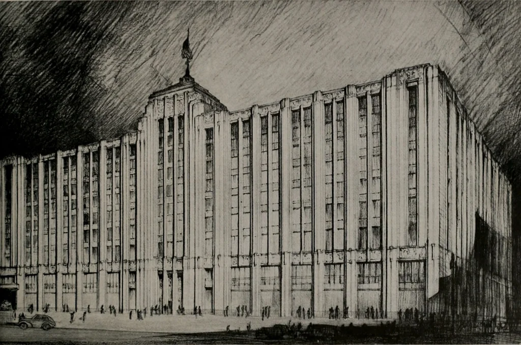 An illustration from Architect and engineer, 1905, leaf 246