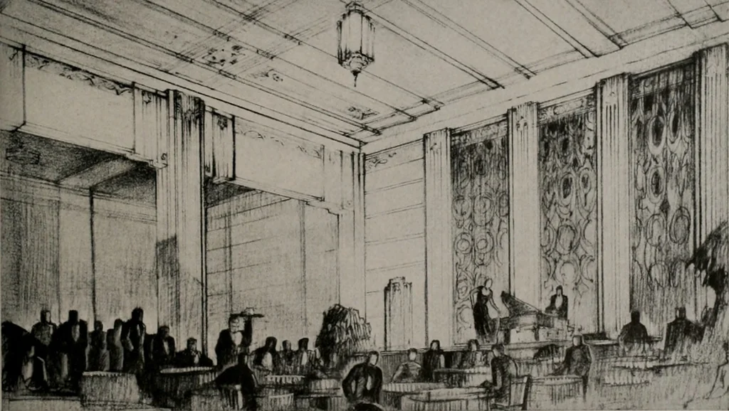 An illustration from Architect and engineer, 1905, leaf 248