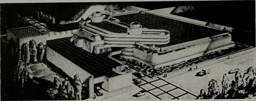 An illustration from Architect and engineer, 1905, leaf 319