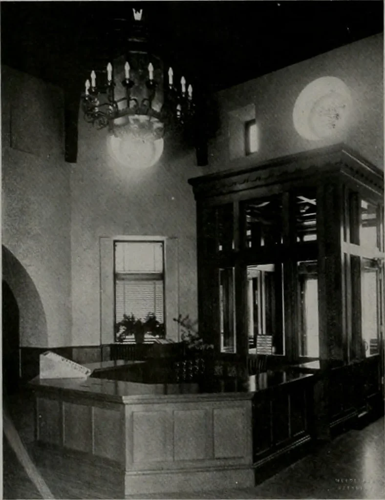 An illustration from Architect and engineer, 1905, leaf 423