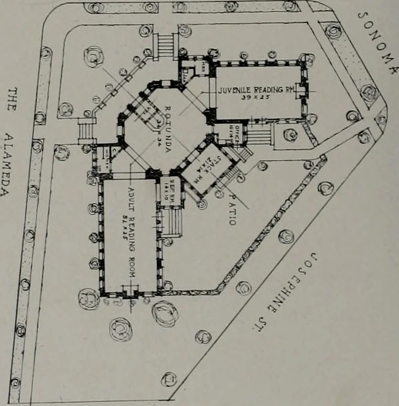 An illustration from Architect and engineer, 1905, leaf 423