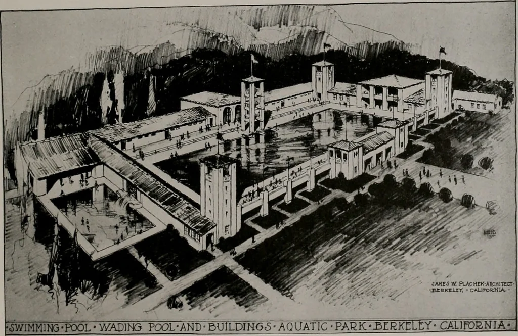 An illustration from Architect and engineer, 1905, leaf 424