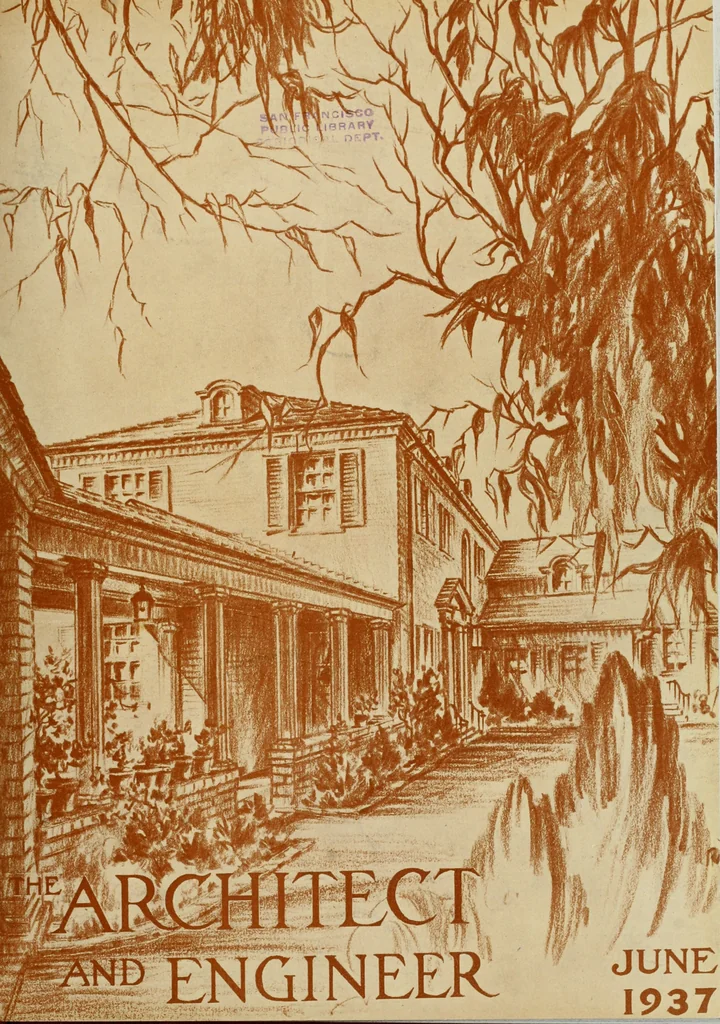 An illustration from Architect and engineer, 1905, leaf 160