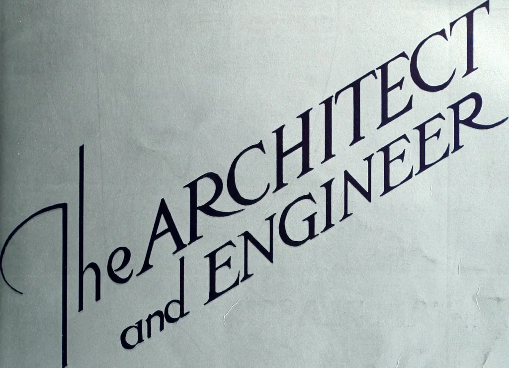 An illustration from Architect and engineer, 1905, leaf 236